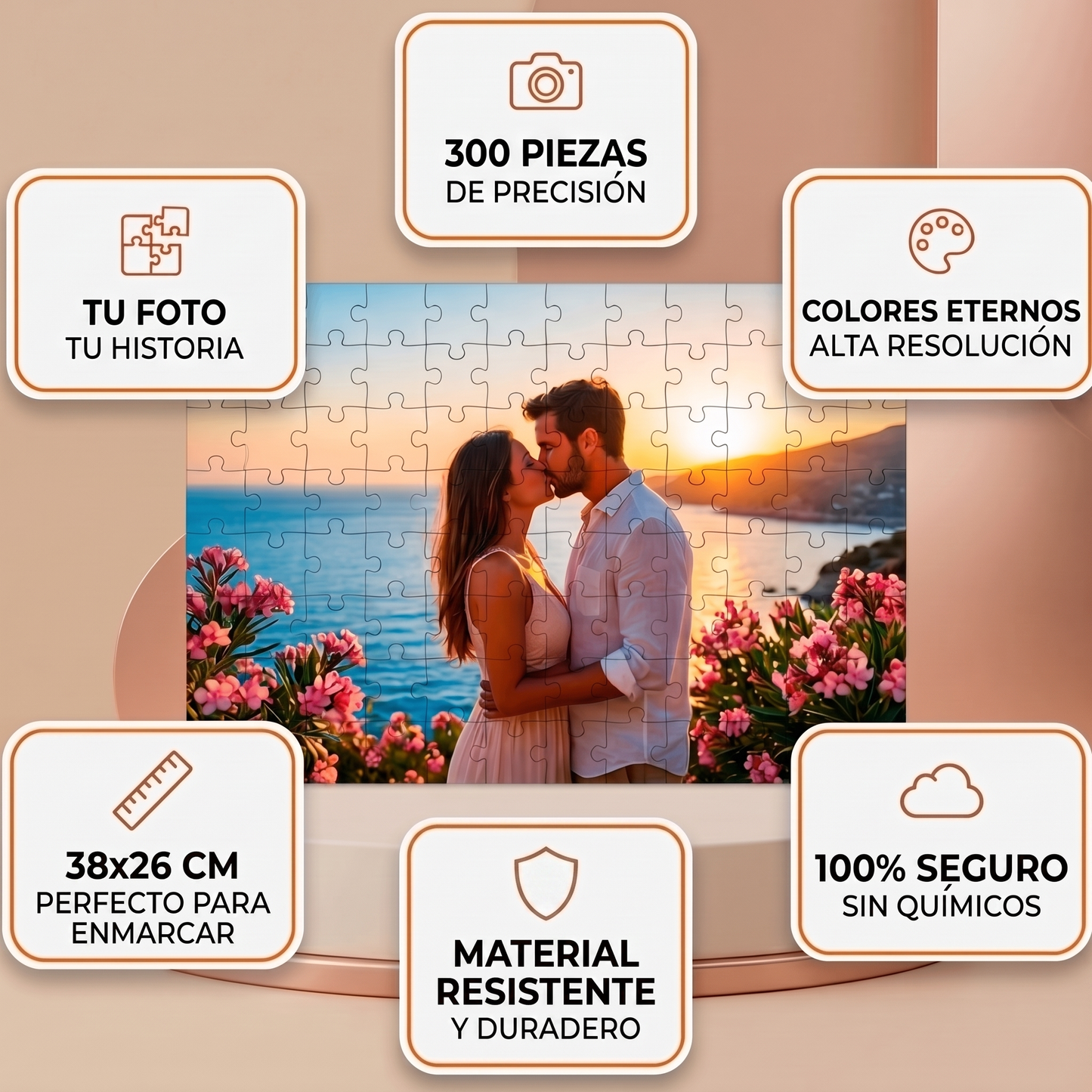 300 Piezas de <br> Tu Mejor Recuerdo