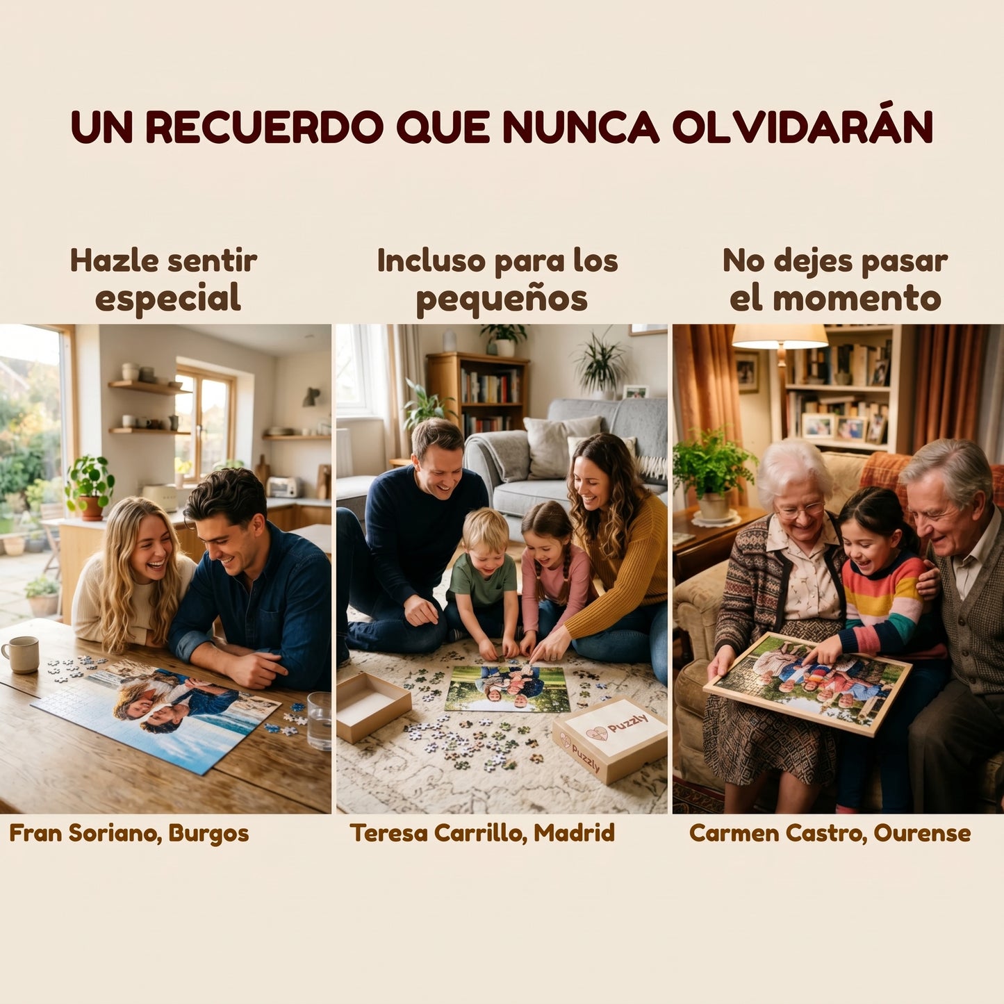 300 Piezas de <br> Tu Mejor Recuerdo